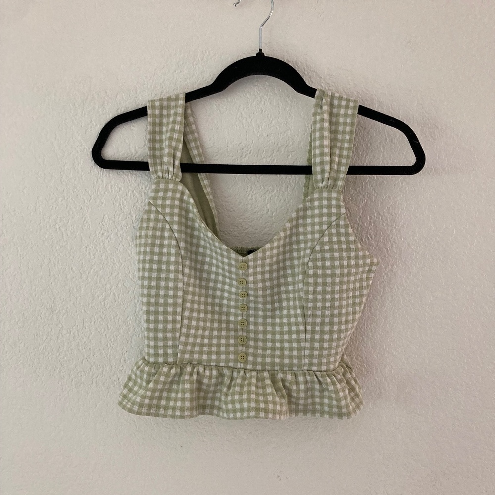 Green Forever 21 summer top